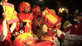 Video : Spanish fans upbeat